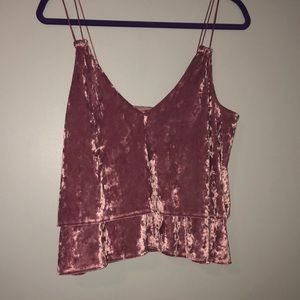 Velvet top